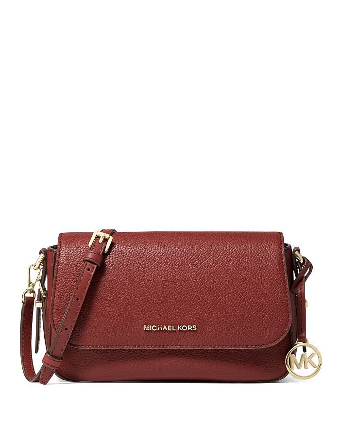 Michael Kors Bright Red Bedford Legacy Flap Crossbody Bag for sale