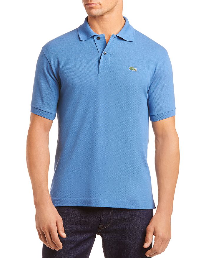 Lacoste Pique Classic Fit Polo Shirt In Halliri Chine