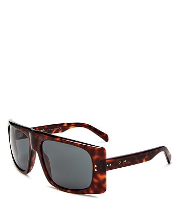 CELINE Unisex Square Sunglasses, 63mm | Bloomingdale's