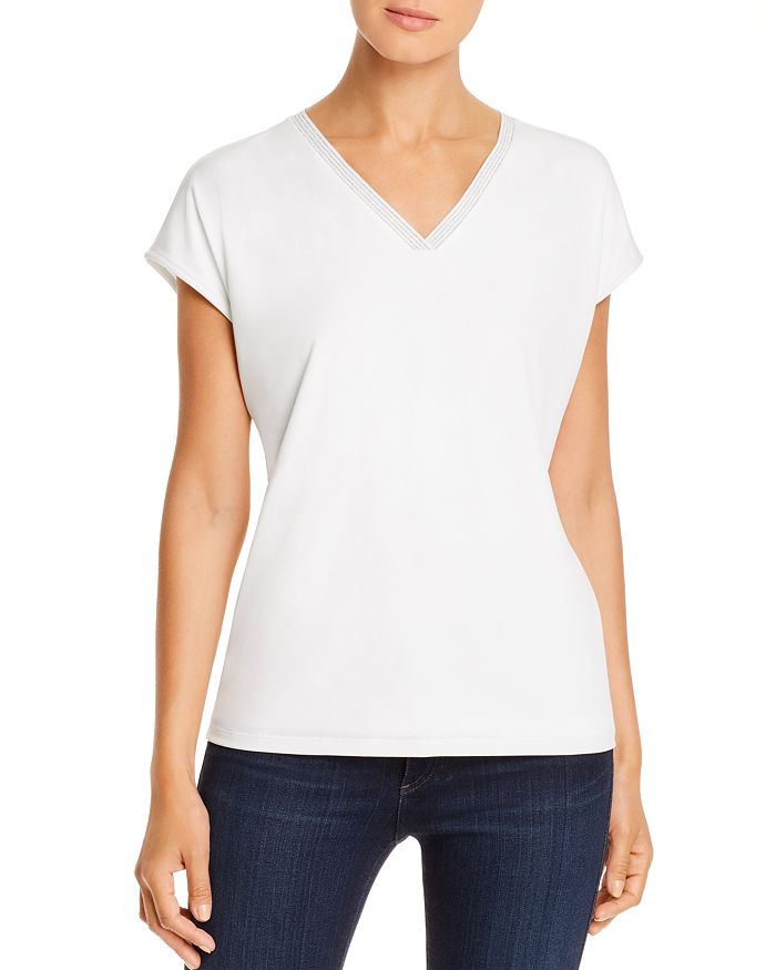 deep v neck casual dress