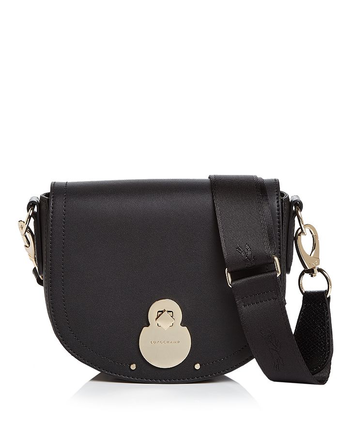 Longchamp Small Cavalcade Leather Crossbody Bag In Black | ModeSens