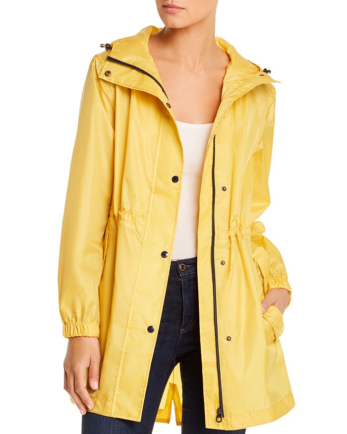 Joules Golightly Packable Raincoat In Antique Gold