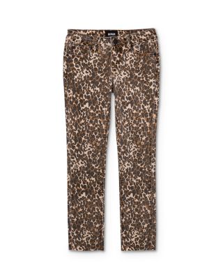 hudson leopard jeans