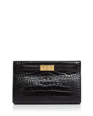 tory burch black clutch