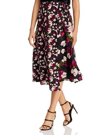 Arriba 39+ imagen calvin klein floral skirt