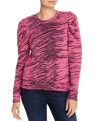 pam and gela puff sleeve sweatshirt