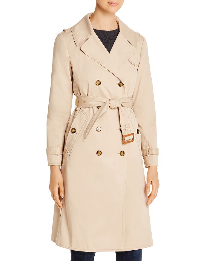 Tory Burch Gemini Lined Trench Coat In Neutrals | ModeSens