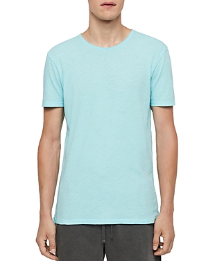 Allsaints Slim Fit Crewneck T-shirt In Hawaii Blue