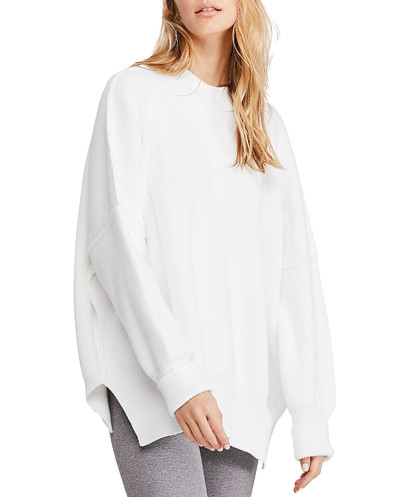 Free People Easy Street Tunic Sweater In White