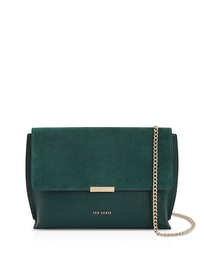 Ted Baker Esille Leather Cross-body Bag in Green