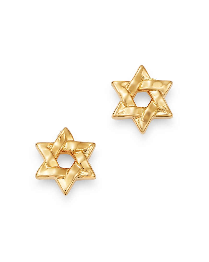 Bloomingdale's Fine Collection Star of David Stud Earrings in 14K Yellow Gold