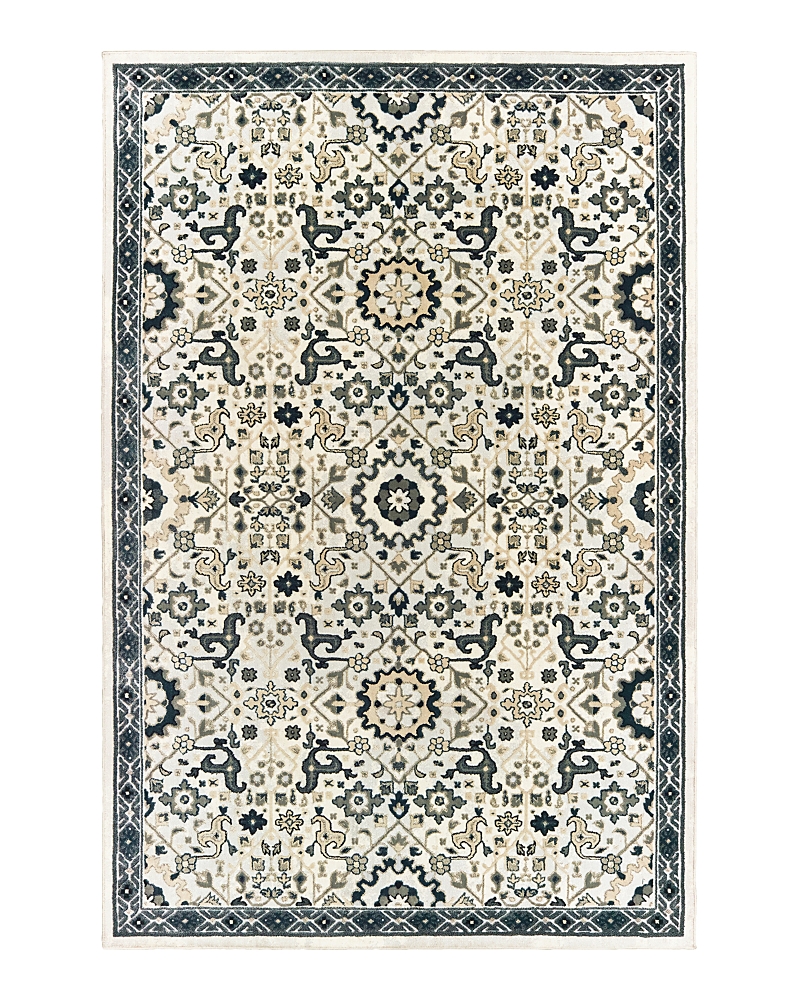 Oriental Weavers Bowen 73j Area Rug, 6'7 X 9'6 In Ivory/navy
