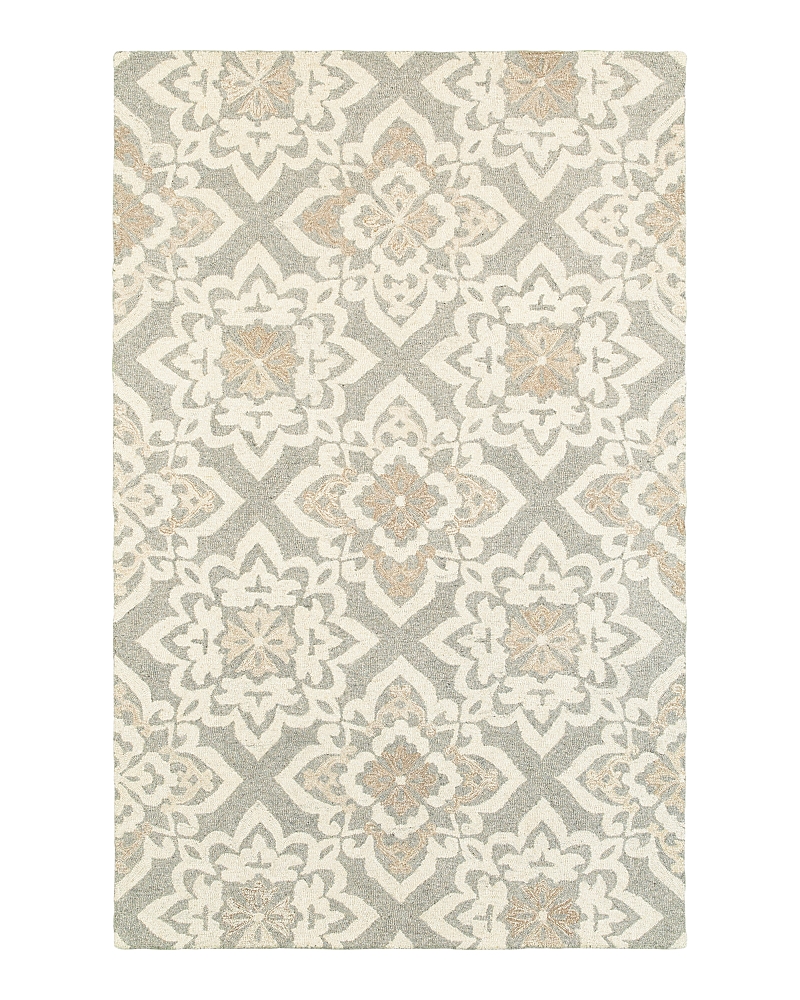 Oriental Weavers Craft 93004 Gray/sand 3'6" X 5'6" Area Rug In Gray/sand