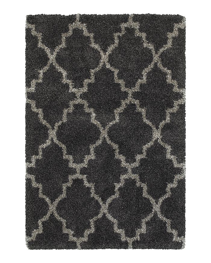 Oriental Weavers Henderson Shag 92 Area Rug, 3'10 X 5'5 In Charcoal/gray