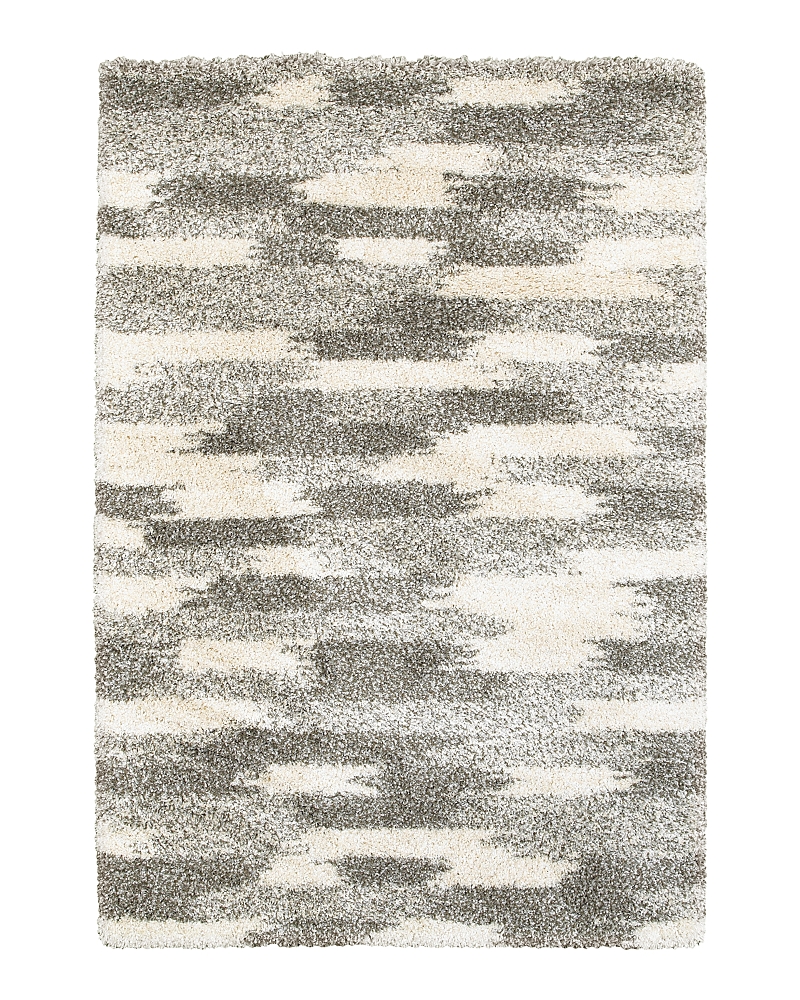 Oriental Weavers Henderson Shag 565j Area Rug, 6'7 X 9'6 In Gray/ivory
