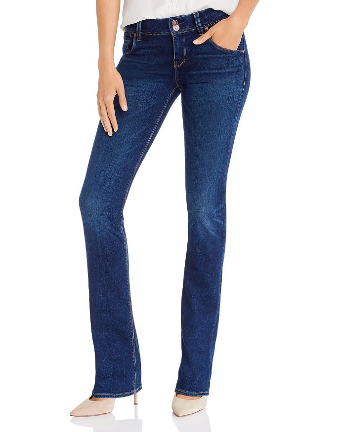 Bloomingdales Clothing Jeans Bootcut Jeans Beth Mid Rise Baby Bootcut Jeans in Motion 
