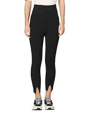 SANDRO SIENNA SPLIT-ANKLE LEGGINGS,SFPPA00269