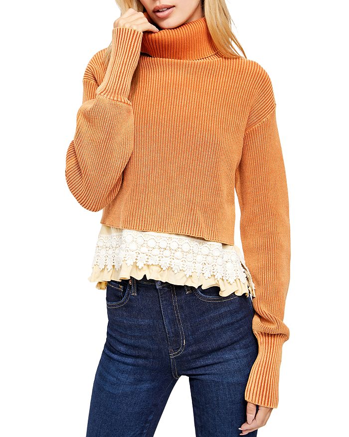 Free people sales turtleneck tunic sweatshirt