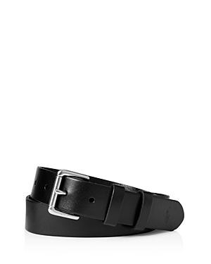 POLO RALPH LAUREN PLAQUE LEATHER BELT,405750336002