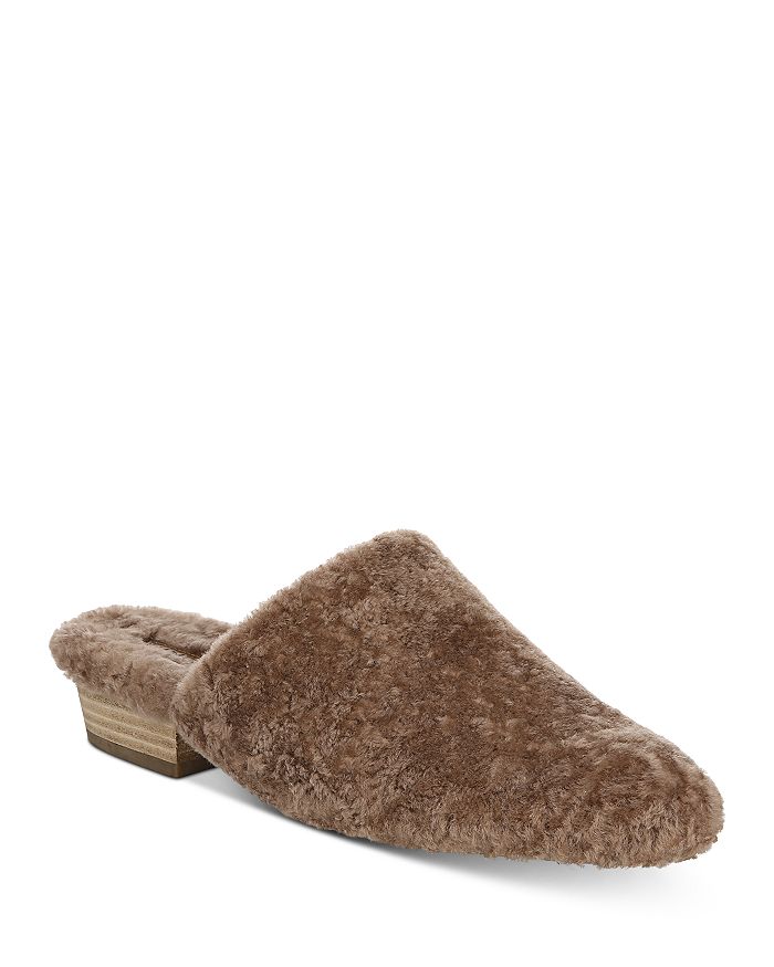 Vince Women S Gaia Shearling Mules Bloomingdale S