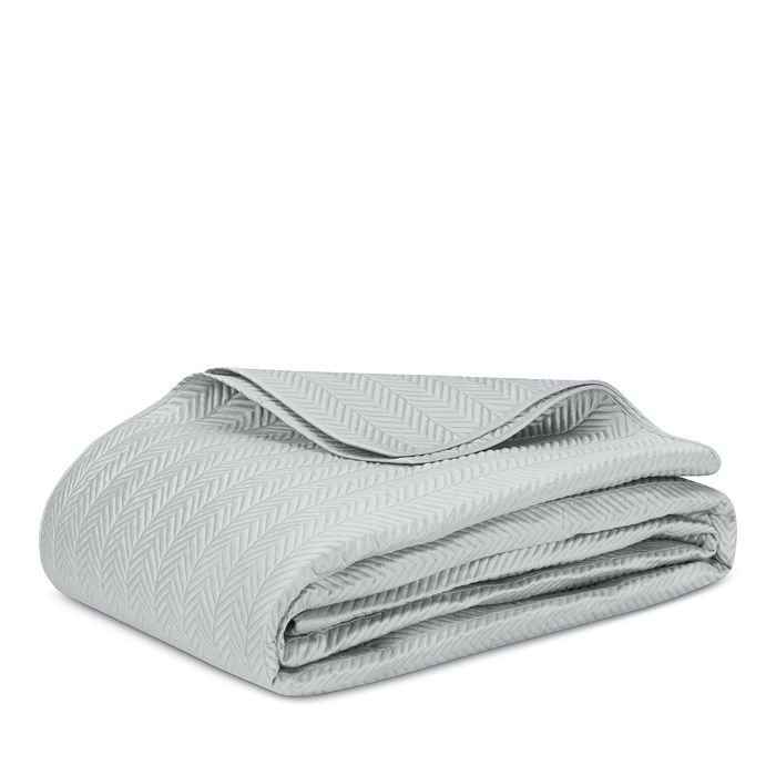 Matouk Netto Quilted Coverlet, Full/queen In Pool