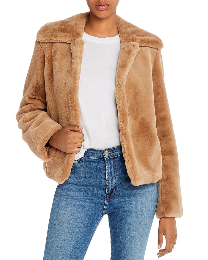 Theory Luxe Faux-Fur Jacket | Bloomingdale's