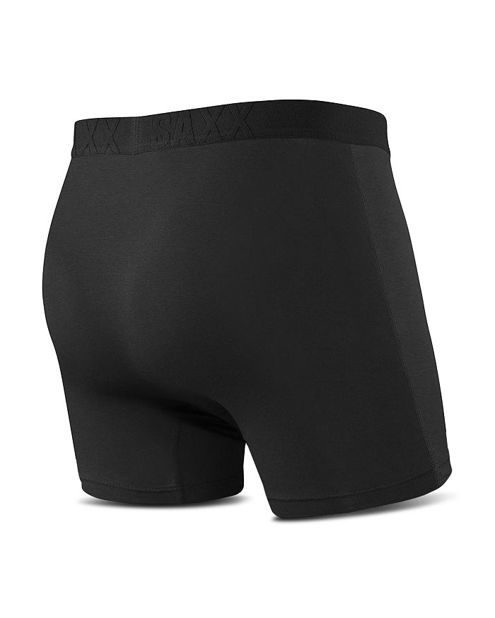 Shop Saxx Vibe Boxer Briefs - Pack Of 2 In Black/wood