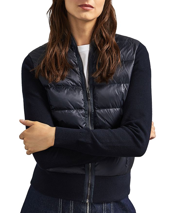 Ted Baker Xinta Vest-style Down Jacket In Navy