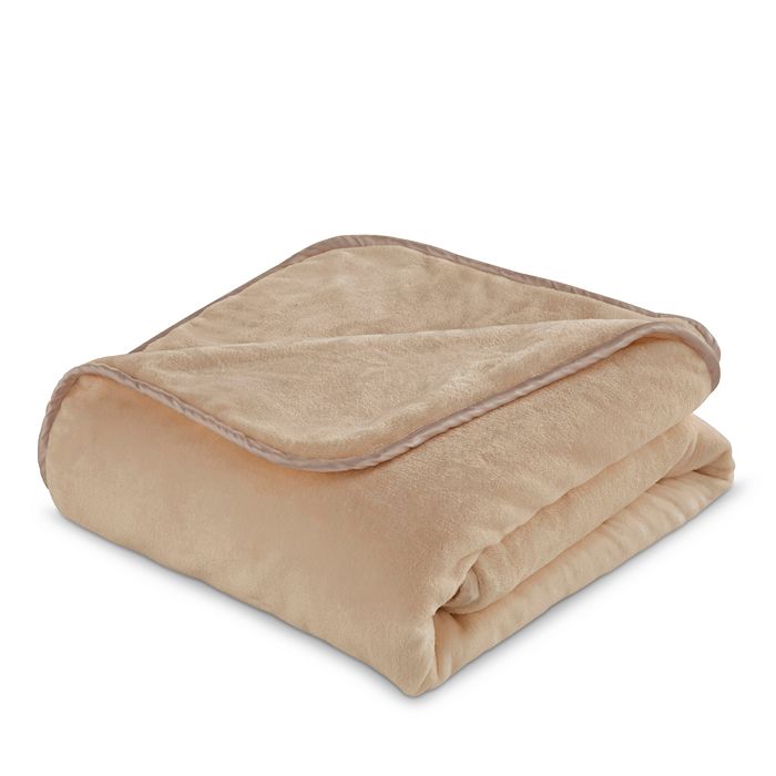Vellux Heavy Weight 12-pound Weighted Throw In Camel