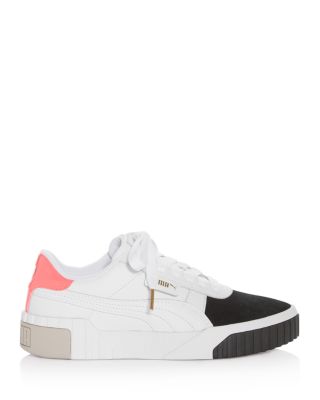 puma women's cali low top leather sneakers