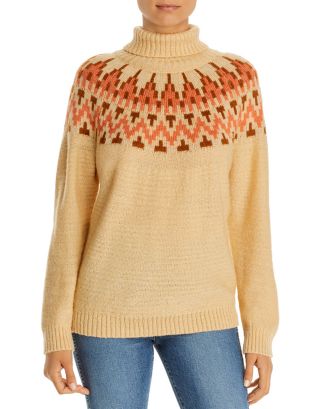 Alison Andrews Fair Isle Turtleneck Sweater | Bloomingdale's