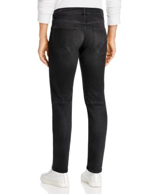 ROCCO MOTO SKINNY JEAN - 2SB Body Rinse Black | True Religion