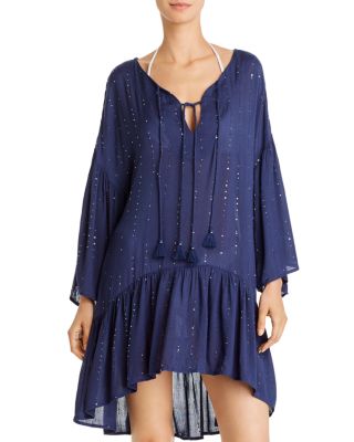 knee length dresses for ladies Lace Mini Dress – Long Sleeve Lace Party Dress for Women – Xaya main image 0