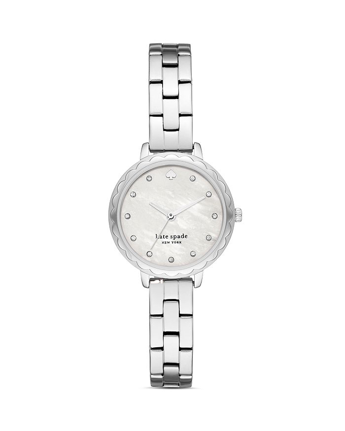 KATE SPADE MORNINGSIDE MOTHER-OF-PEARL DIAL WATCH, 28MM,KSW1554