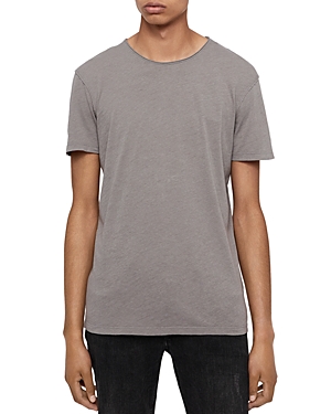 Allsaints Figure Tee In Flint Gray