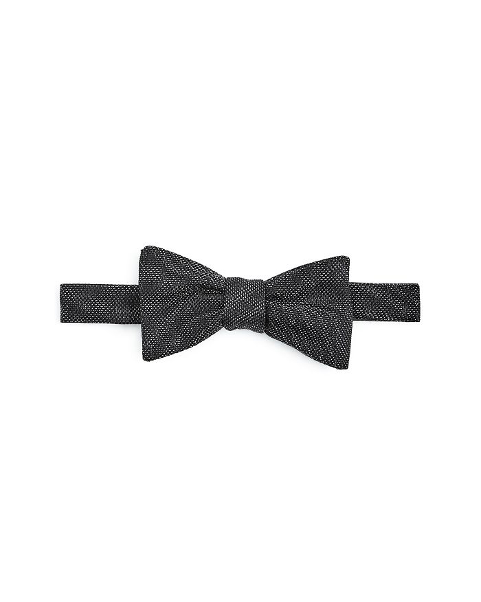 Paul Smith Glitter Silk Pre-tied Bow Tie In Black | ModeSens