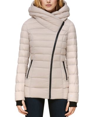 soia and kyo hooded down puffer jacket