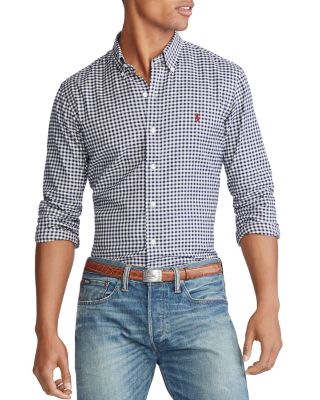 polo ralph lauren classic fit gingham shirt