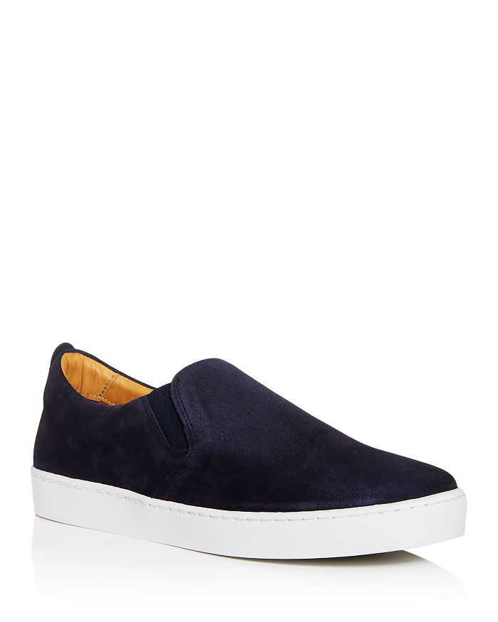 Jack Erwin Men's Thomas Suede Slip-on Sneakers In Navy