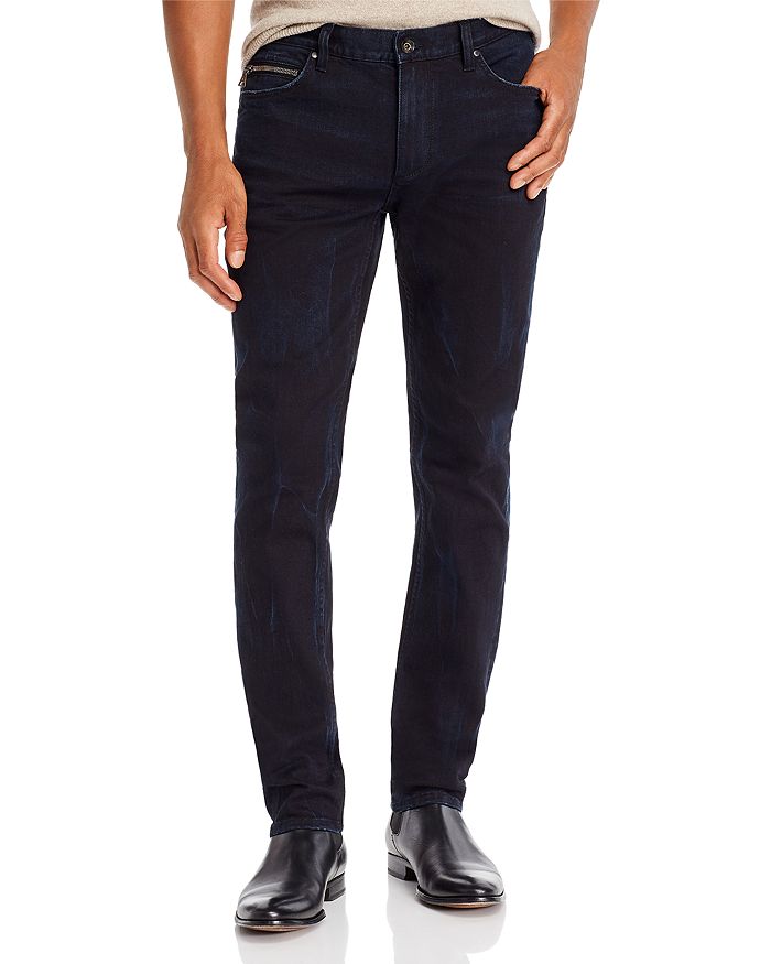 John Varvatos Collection Chelsea Slim Fit Jeans in Dark Indigo