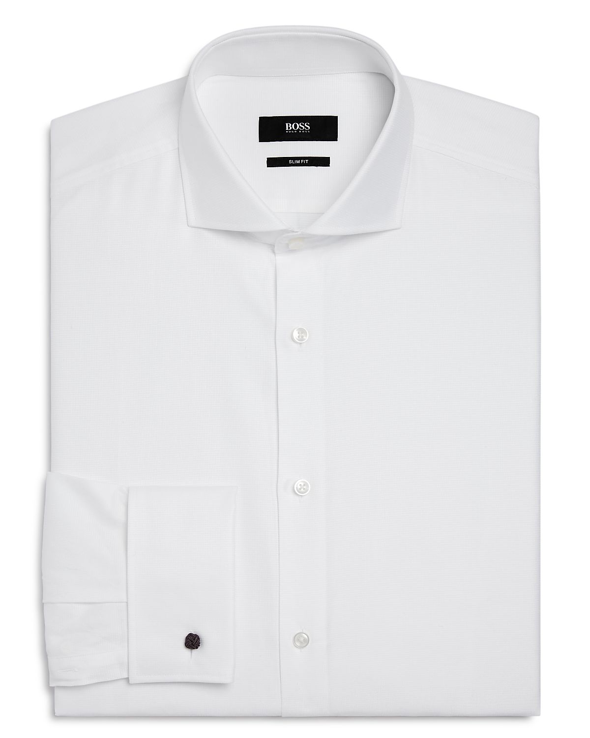 Boss Solid Slim Fit Dress Shirt