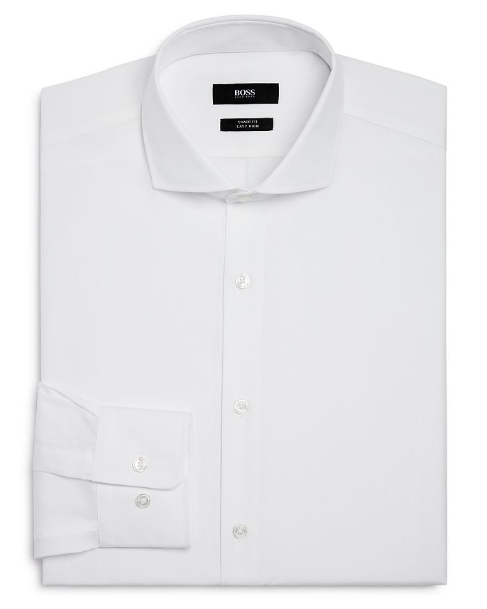 Hugo Boss Mark Sharp Fit Dress Shirt In White