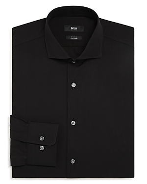 Hugo Boss Mark Sharp Fit Dress Shirt In Black