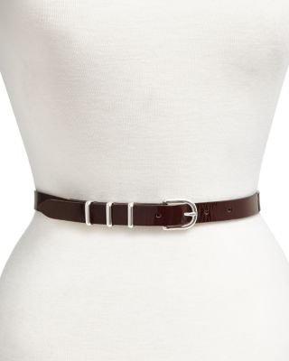 Jet Patent Leather Belt 