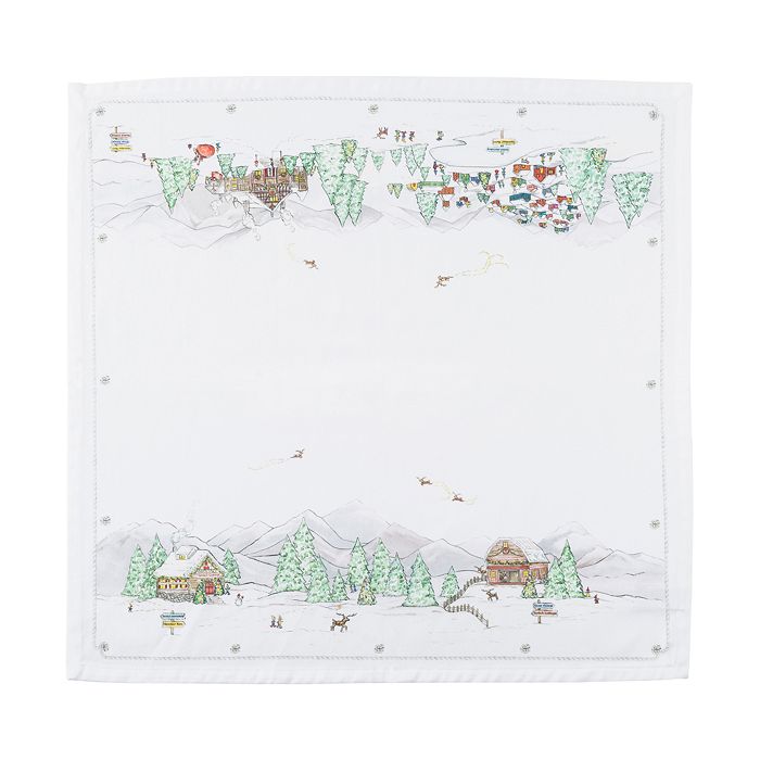 Juliska Berry & Thread North Pole Napkin In Whitewash/