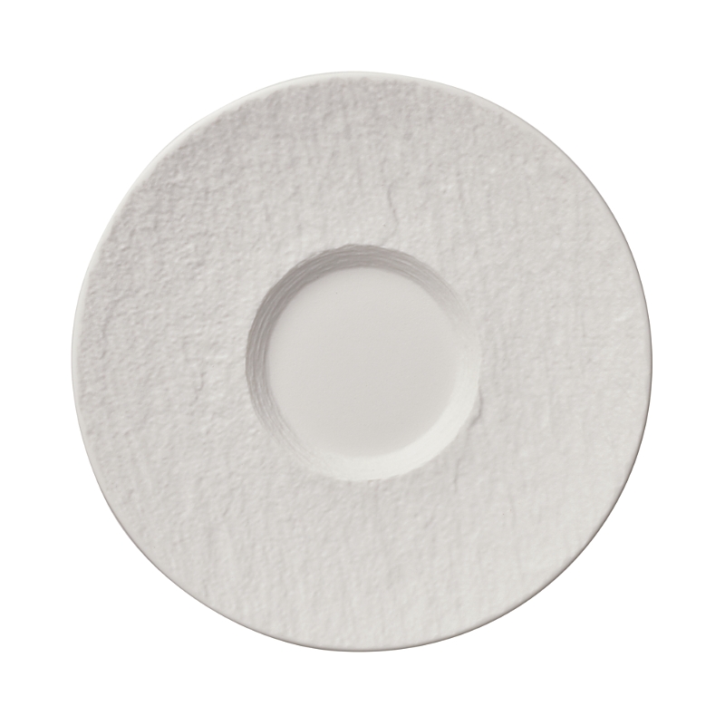 Villeroy & Boch Manufacture Rock Black Tea/coffee Cup Saucer In White