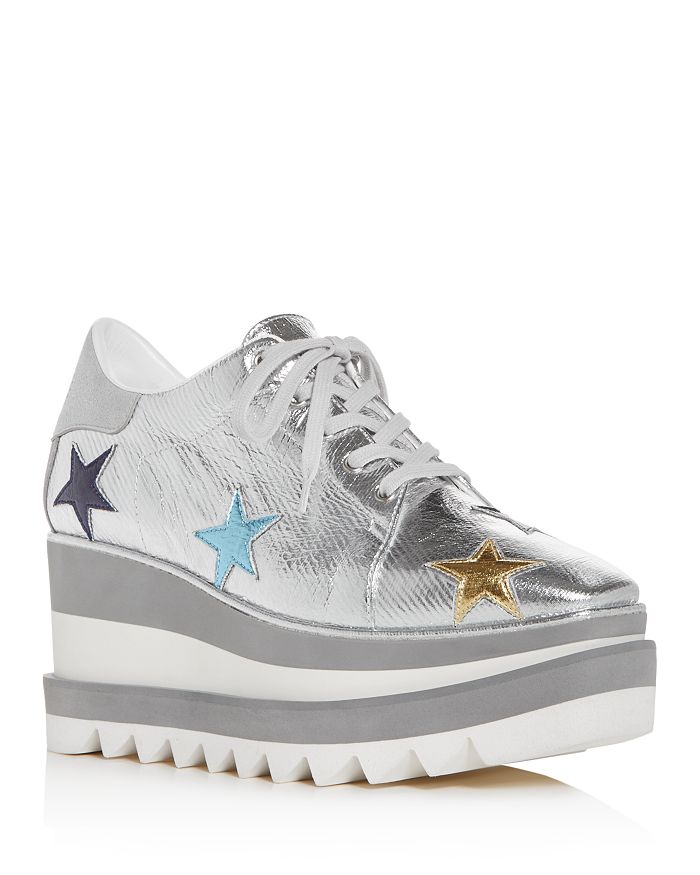 Stella McCartney Women's Star Platform Wedge Sneakers | Bloomingdale's