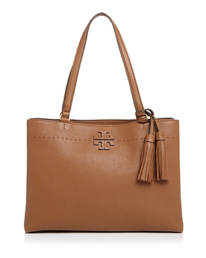 TORY BURCH MCGRAW LARGE LEATHER TOTE,54298