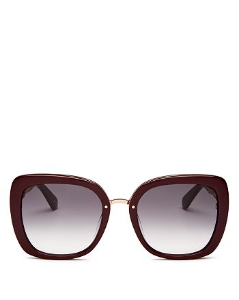 kate spade new york Kimora Square Sunglasses, 54mm | Bloomingdale's