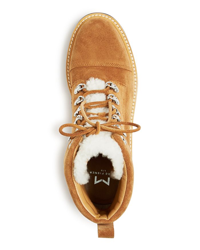 marc fisher isalia shearling hiker boots